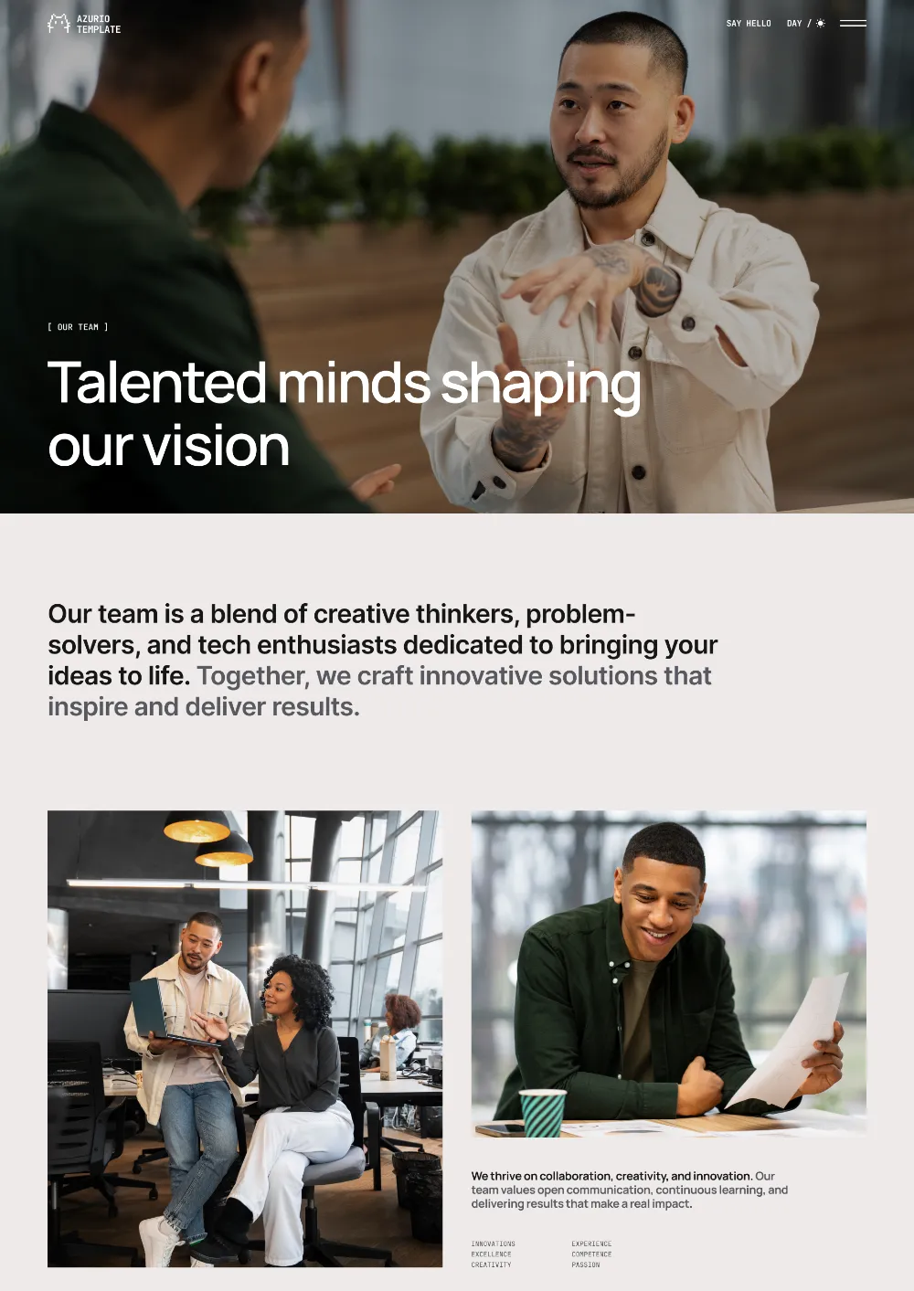 Gaith Template Image - Team Page Link