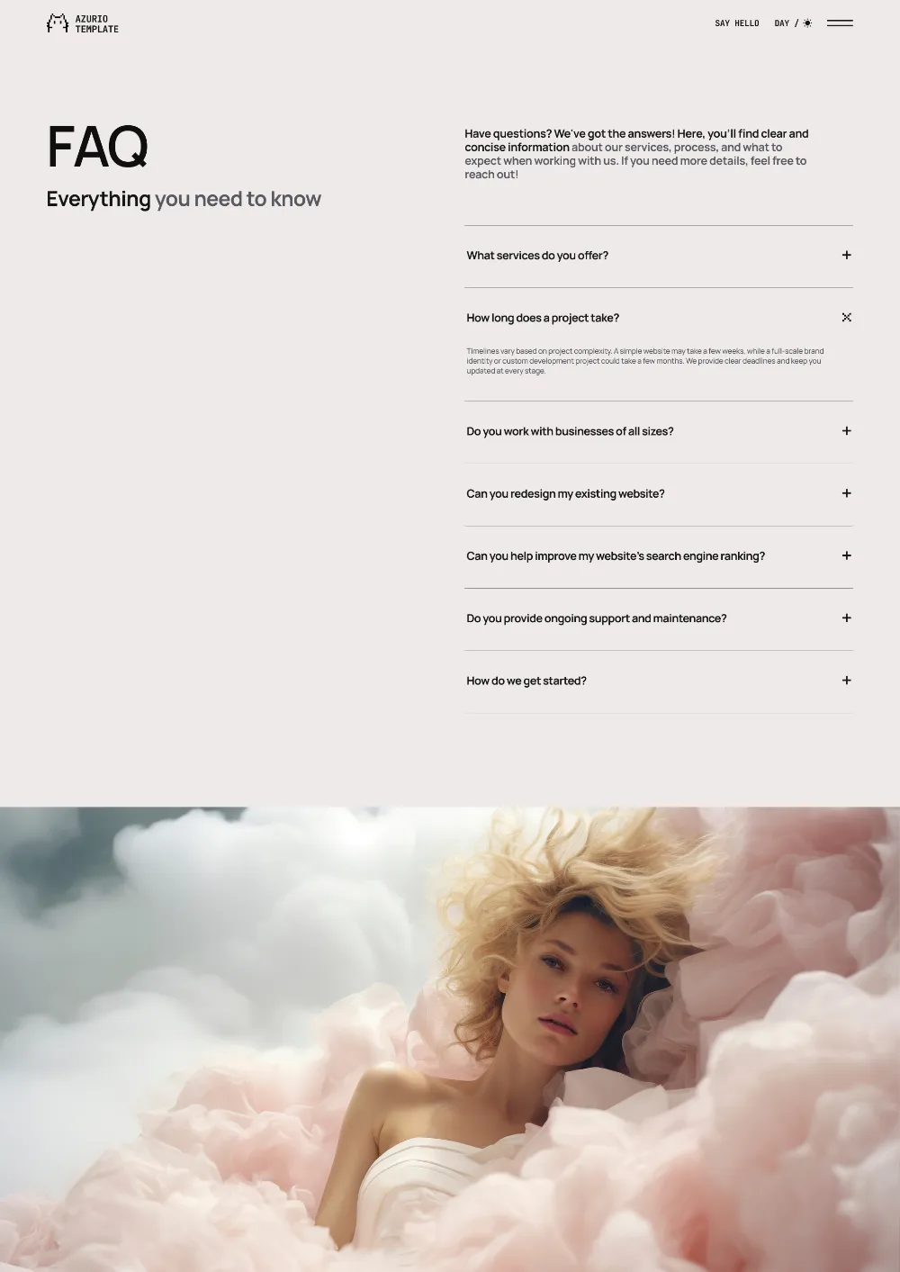 Gaith Template Image - FAQ Page Link