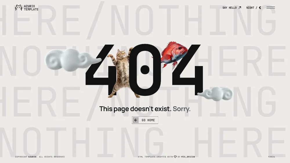 Gaith Template Image - 404 Error Page Link